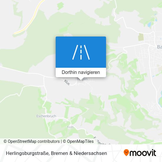 Herlingsburgstraße Karte