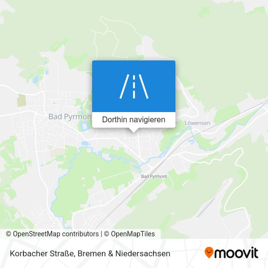 Korbacher Straße Karte