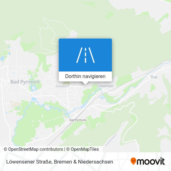 Löwensener Straße Karte