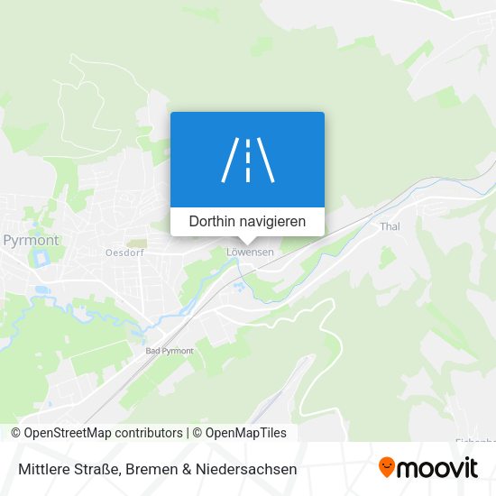 Mittlere Straße Karte