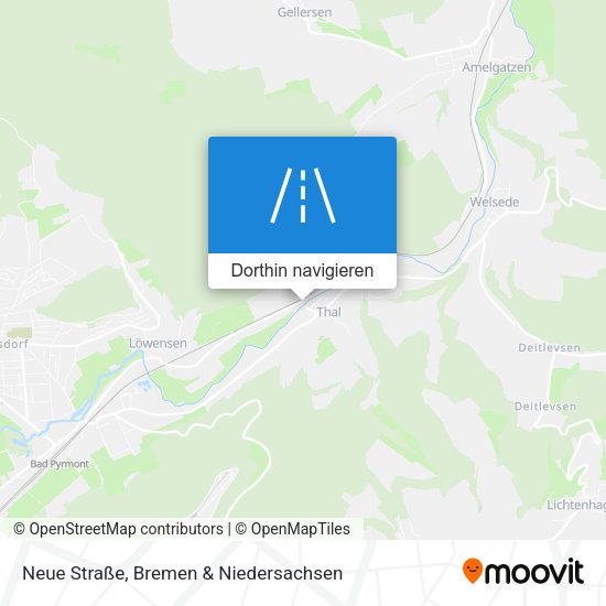 Neue Straße Karte