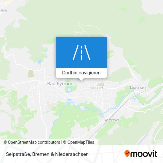 Seipstraße Karte