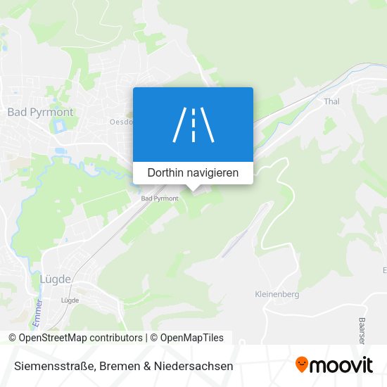 Siemensstraße Karte