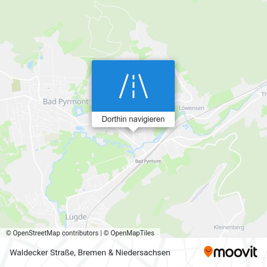 Waldecker Straße Karte