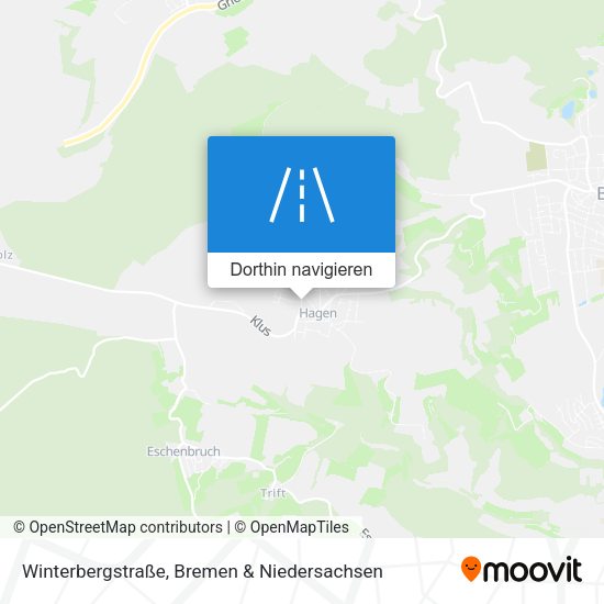 Winterbergstraße Karte