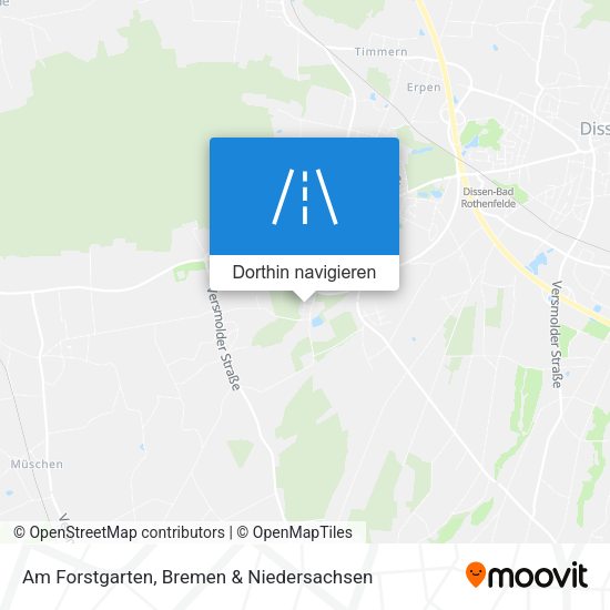 Am Forstgarten Karte