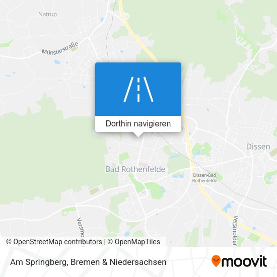 Am Springberg Karte