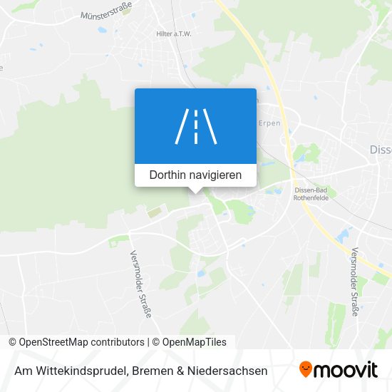 Am Wittekindsprudel Karte