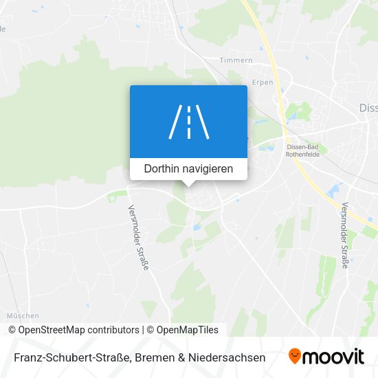 Franz-Schubert-Straße Karte