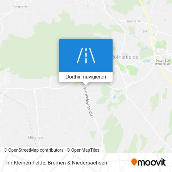 Im Kleinen Felde Karte