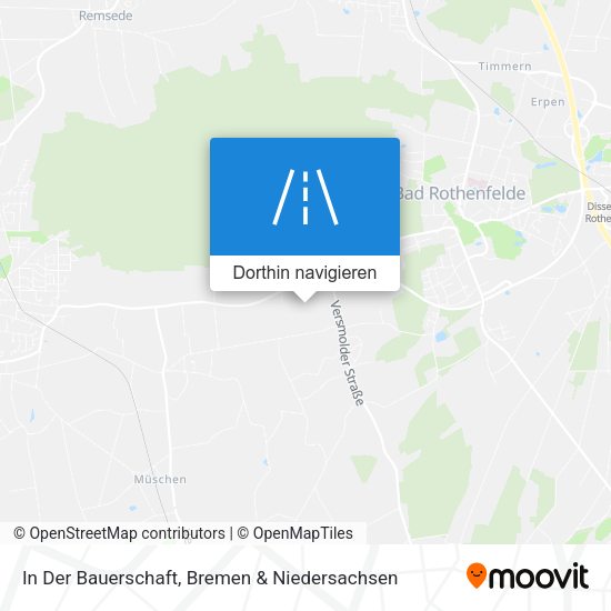 In Der Bauerschaft Karte