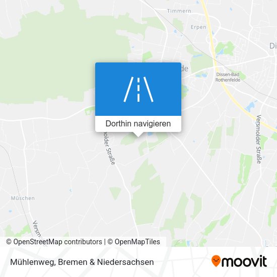 Mühlenweg Karte