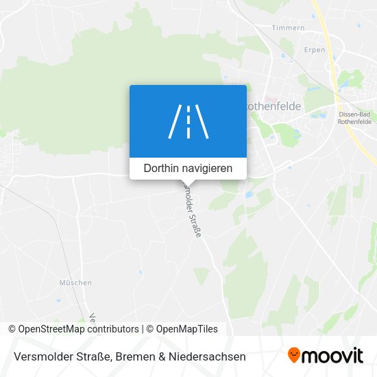 Versmolder Straße Karte