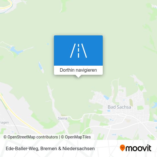 Ede-Baller-Weg Karte