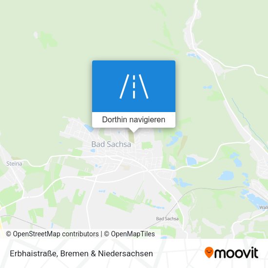 Erbhaistraße Karte
