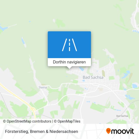 Försterstieg Karte