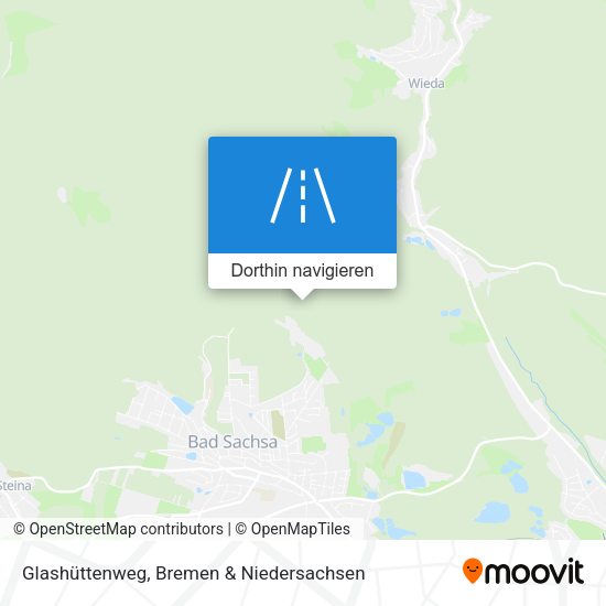 Glashüttenweg Karte
