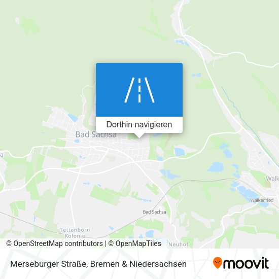 Merseburger Straße Karte