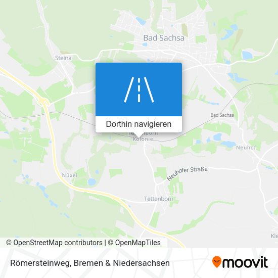 Römersteinweg Karte