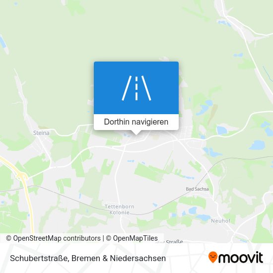 Schubertstraße Karte