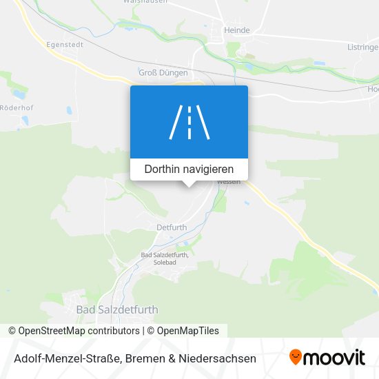 Adolf-Menzel-Straße Karte
