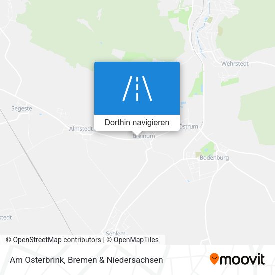 Am Osterbrink Karte