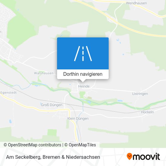 Am Seckelberg Karte