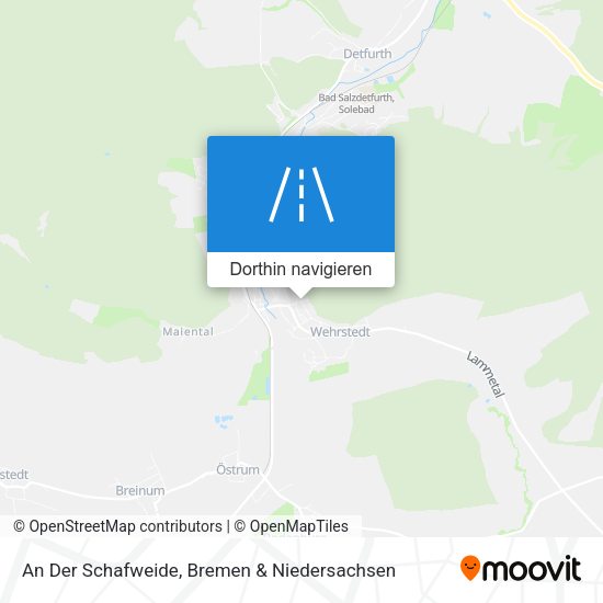 An Der Schafweide Karte