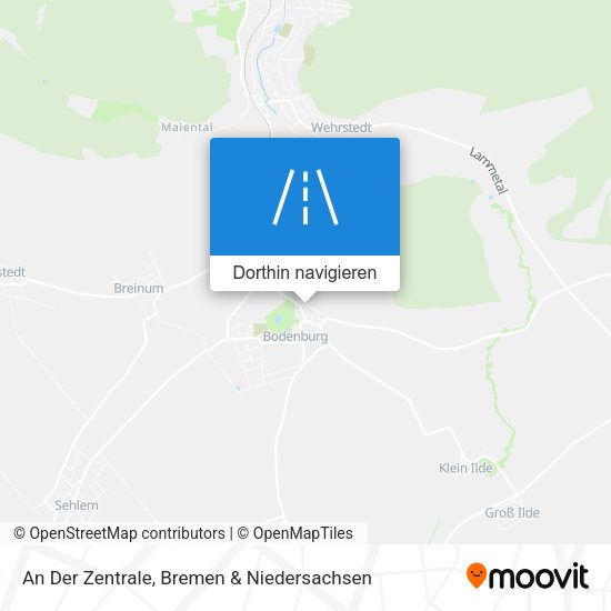 An Der Zentrale Karte