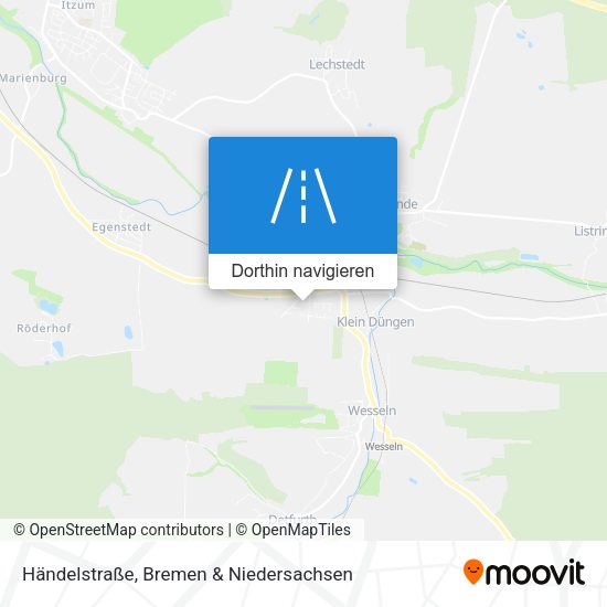 Händelstraße Karte