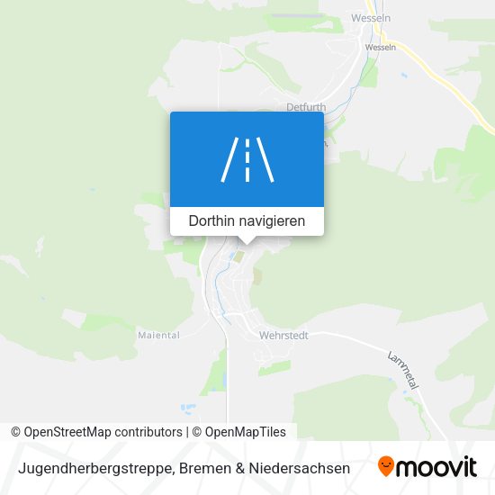 Jugendherbergstreppe Karte