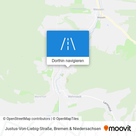 Justus-Von-Liebig-Straße Karte