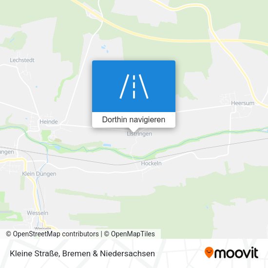 Kleine Straße Karte