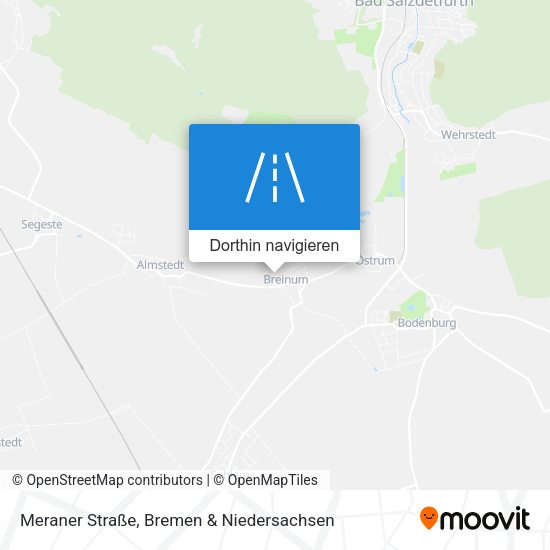 Meraner Straße Karte