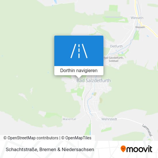 Schachtstraße Karte