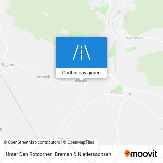Unter Den Rotdornen Karte