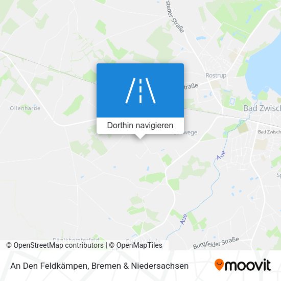 An Den Feldkämpen Karte