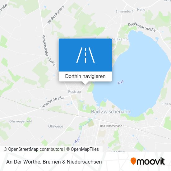An Der Wörthe Karte