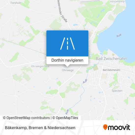 Bäkenkamp Karte
