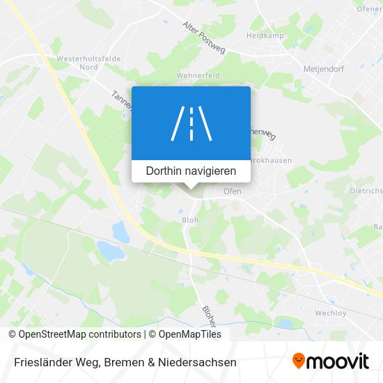 Friesländer Weg Karte
