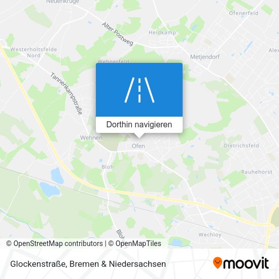 Glockenstraße Karte