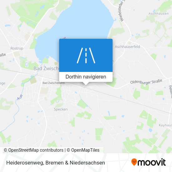 Heiderosenweg Karte