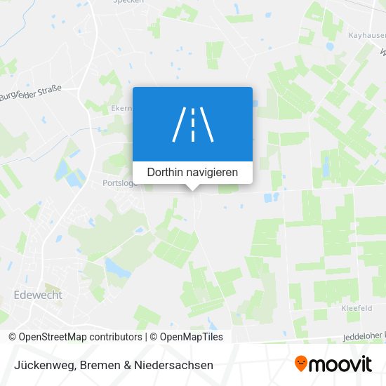 Jückenweg Karte