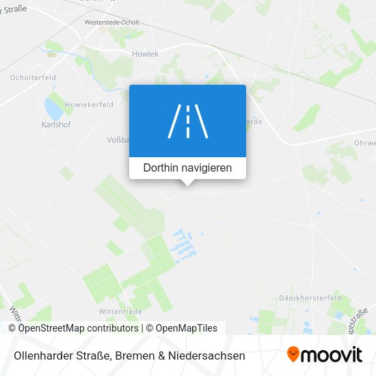 Ollenharder Straße Karte