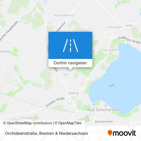 Orchideenstraße Karte