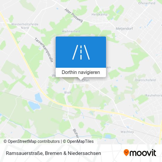 Ramsauerstraße Karte