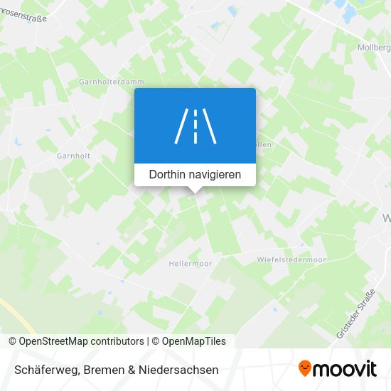 Schäferweg Karte