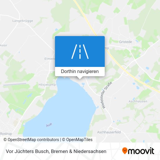 Vor Jüchters Busch Karte