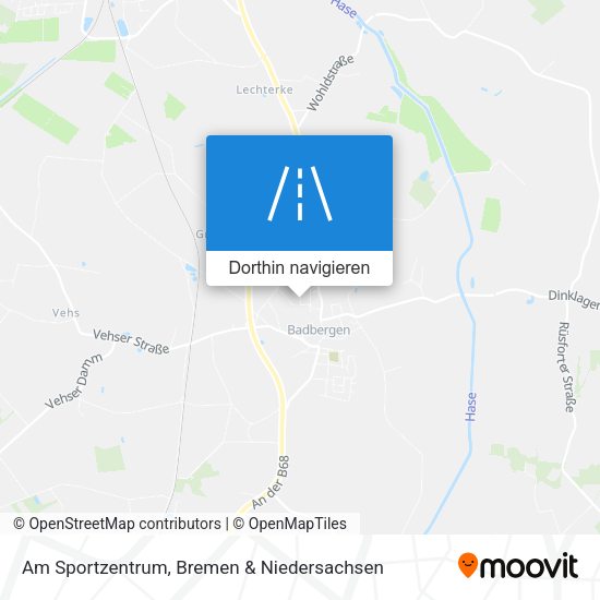 Am Sportzentrum Karte