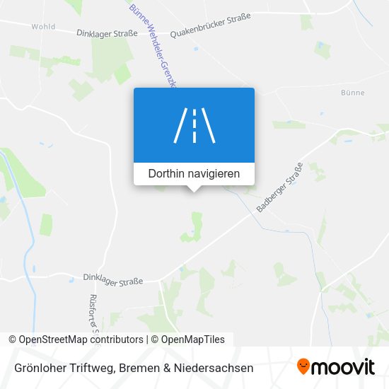 Grönloher Triftweg Karte